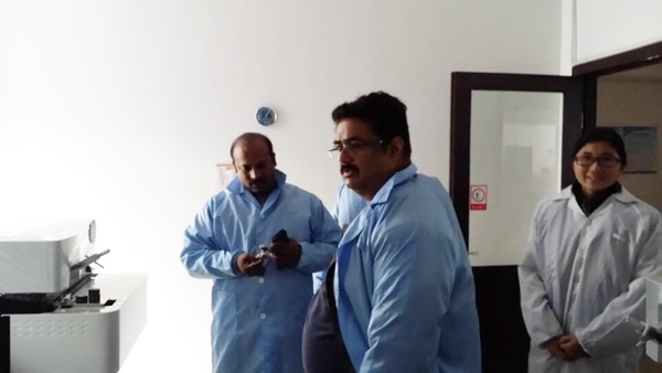 印度客戶(hù)到創(chuàng)想儀器參觀考察